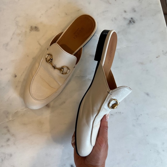 White Gucci mules - Picture 3 of 6
